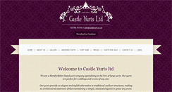 Desktop Screenshot of castleyurts.co.uk